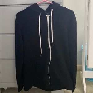 Black Full-Zip Hoodie